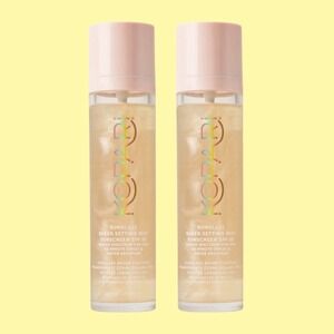 Kopari Beauty 2 PACK Sunglaze Sheer Setting Mist  SPF 50 2.53oz FREE SHIPPING